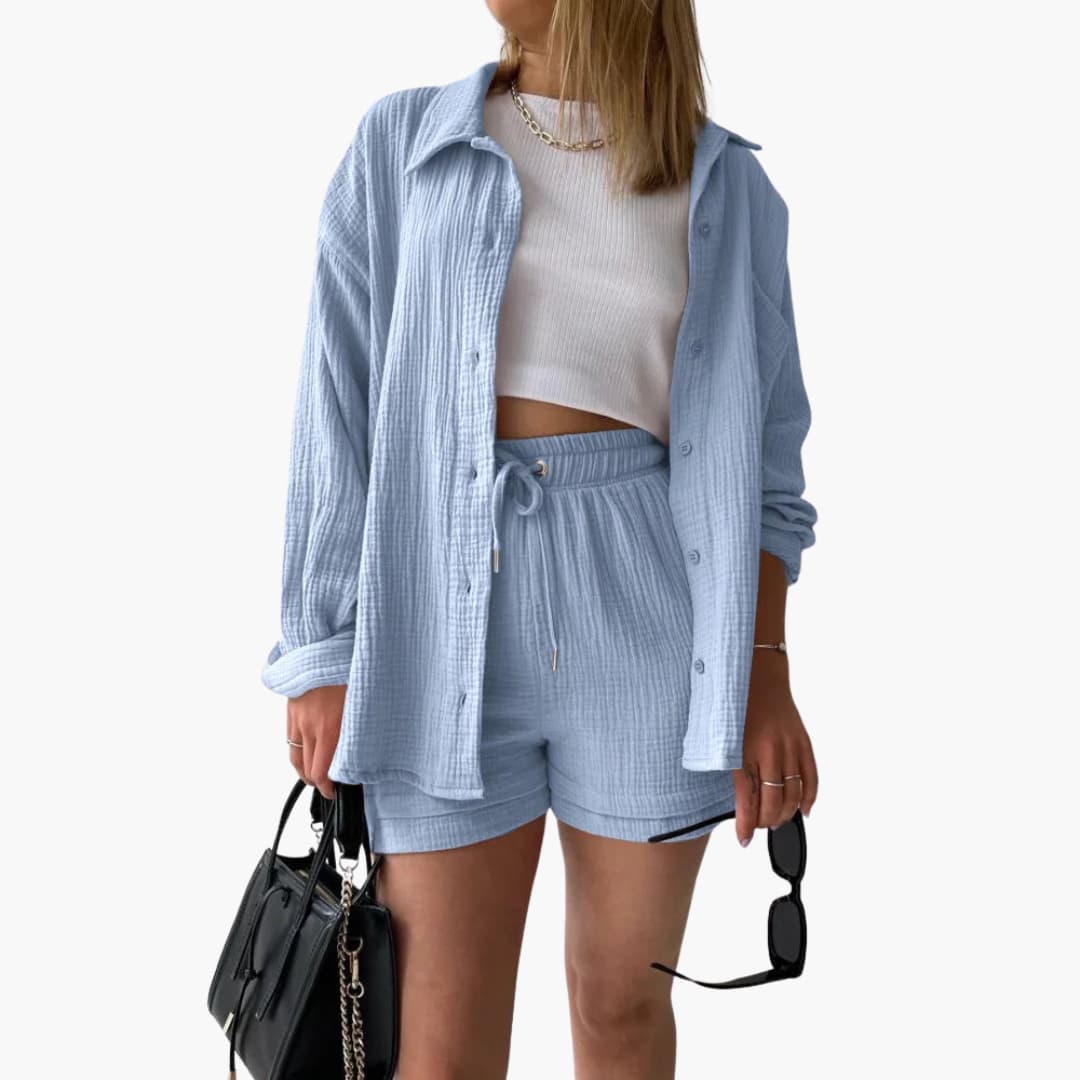 Conjunto a juego estilo relajado y chic