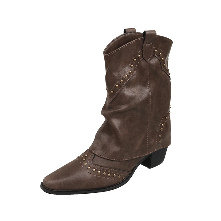 Studded Western Style Boots