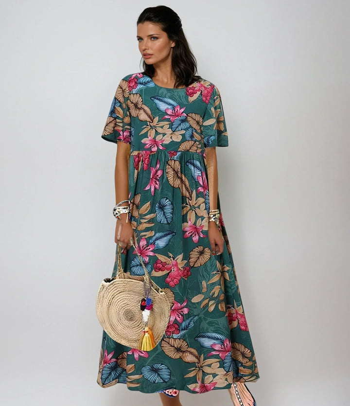Graceful Summer Bloom Dress