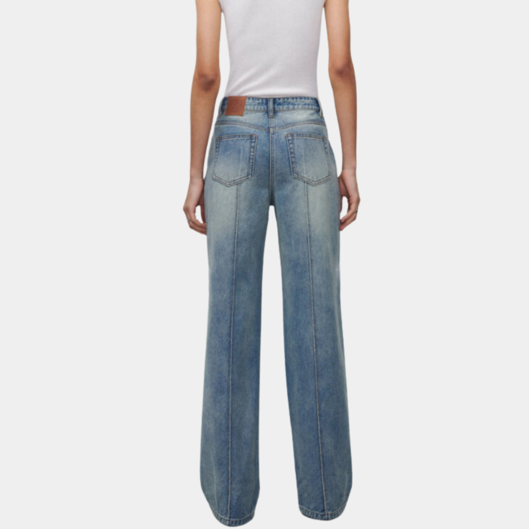 Casual Denim Everyday Straight Leg Jeans for Women
