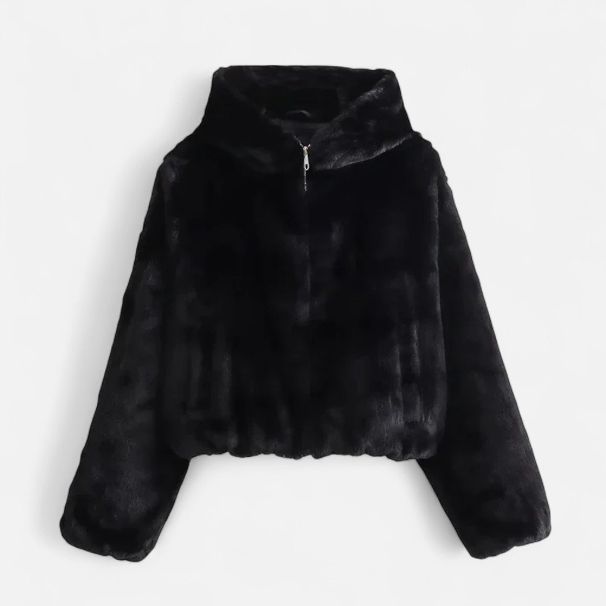 Women's Hooded Faux Fur Coat