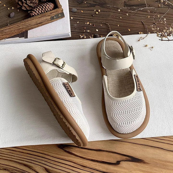 Sandalias anchas ajustables con amortiguación