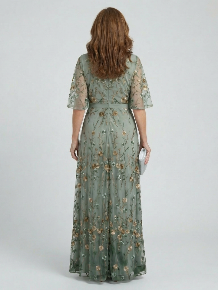 Halter Floral Flow Maxi Dress