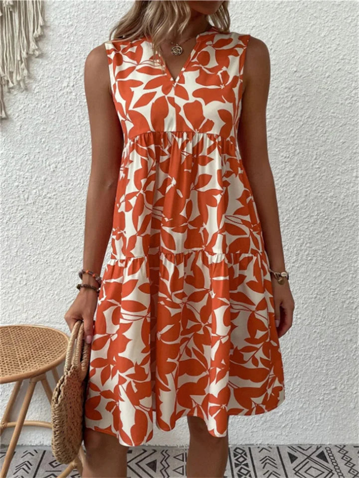 Blooming Flowy Mini Dress