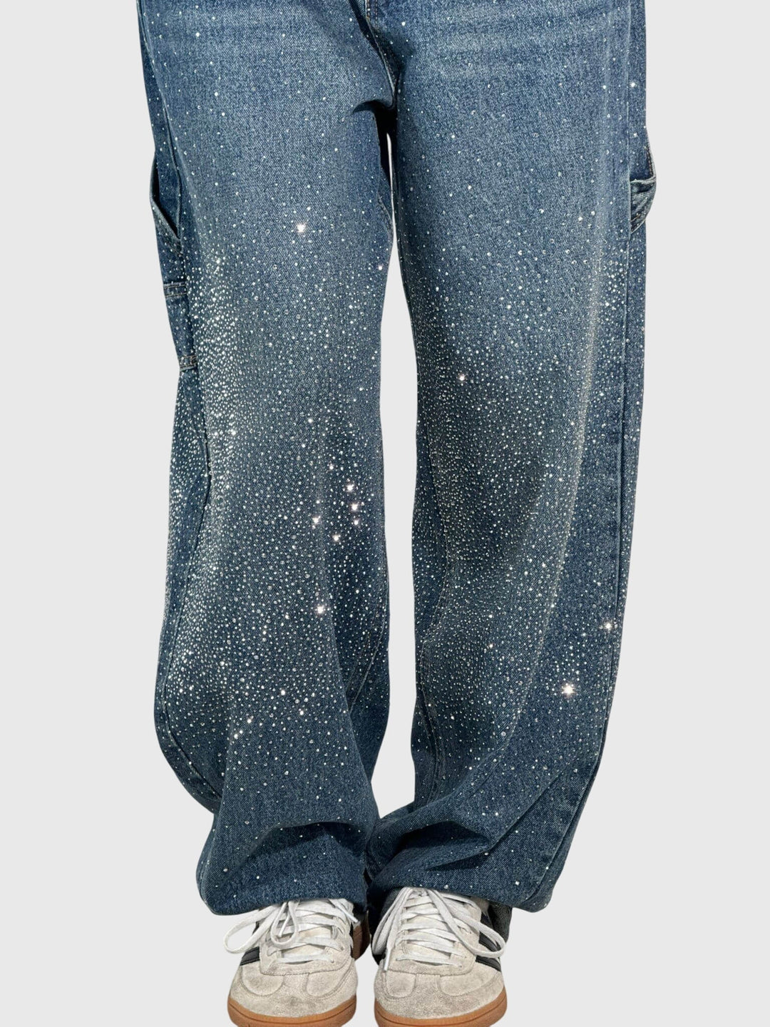 Pantalones con patrón de diamantes
