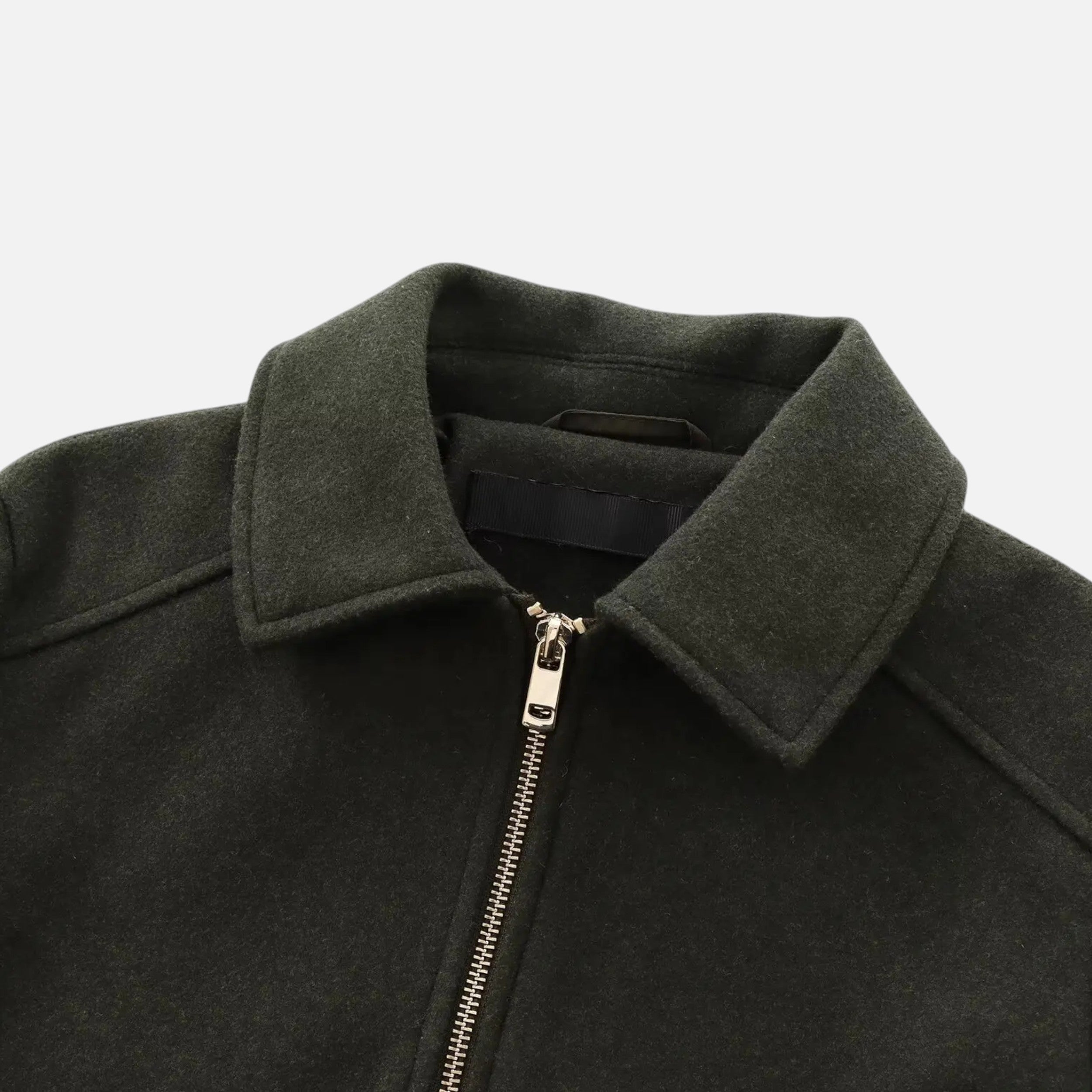 Chaqueta de invierno elegante para mujer con cremallera