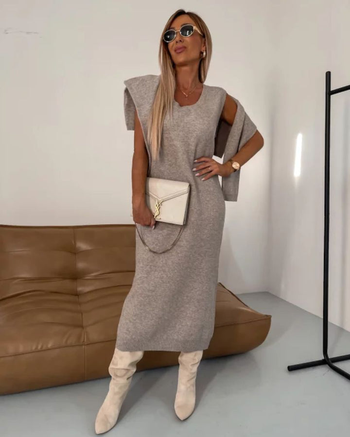 Elegant Knit Two-Piece Set
