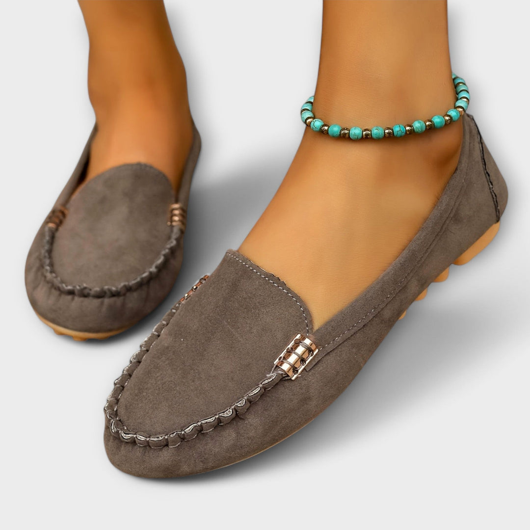Mocasines tipo mocasín sin cordones