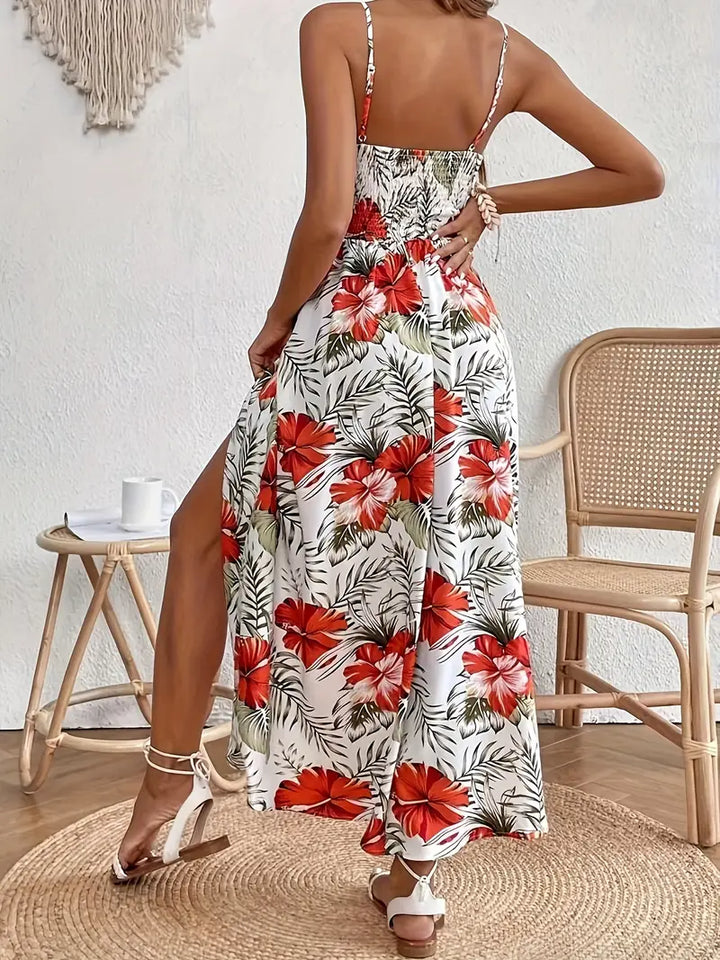 Floral Midi Dress for Summer Wedding Guests