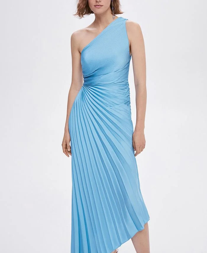 Luxurious Evening Party Asymmetric Maxi Dress for Women