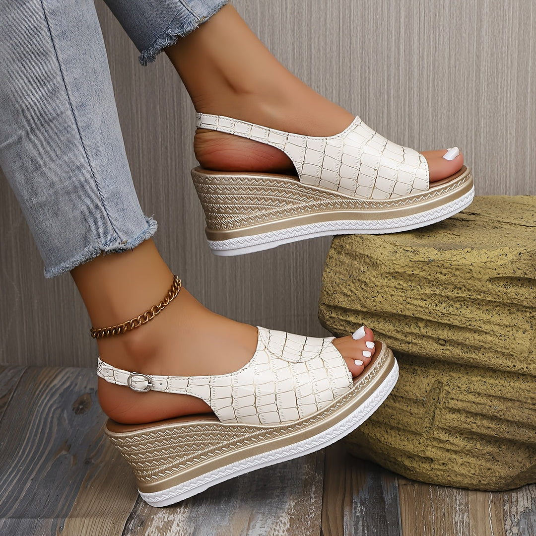 Elevated Casual Wedge Sandals