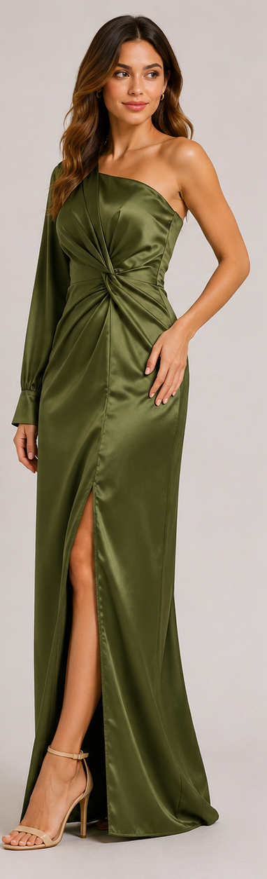 Pleated Midi Dress with Refined Silhouette