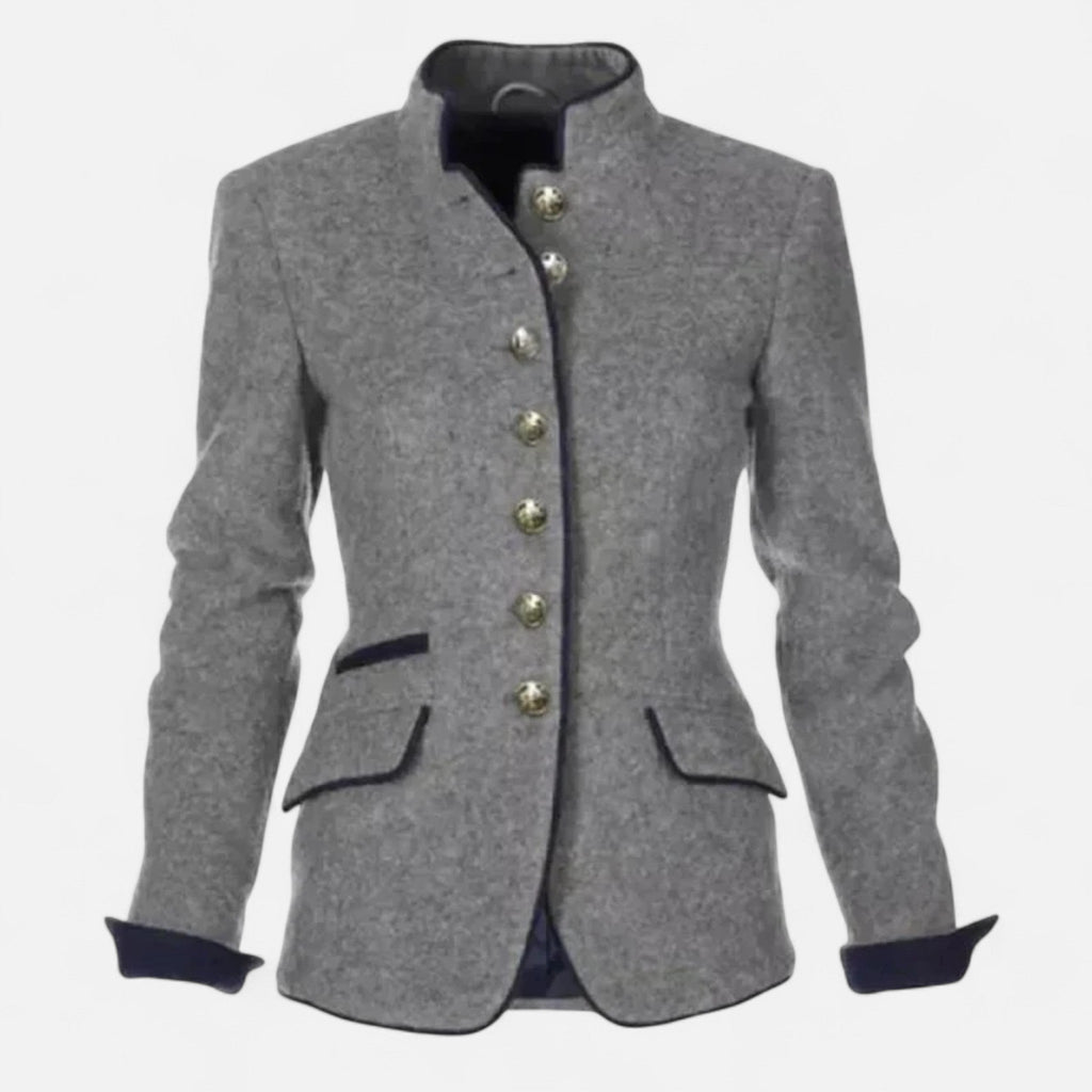Blazer doppiopetto da donna in lana