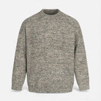 Maglione da uomo effetto lana con scollo rotondo
