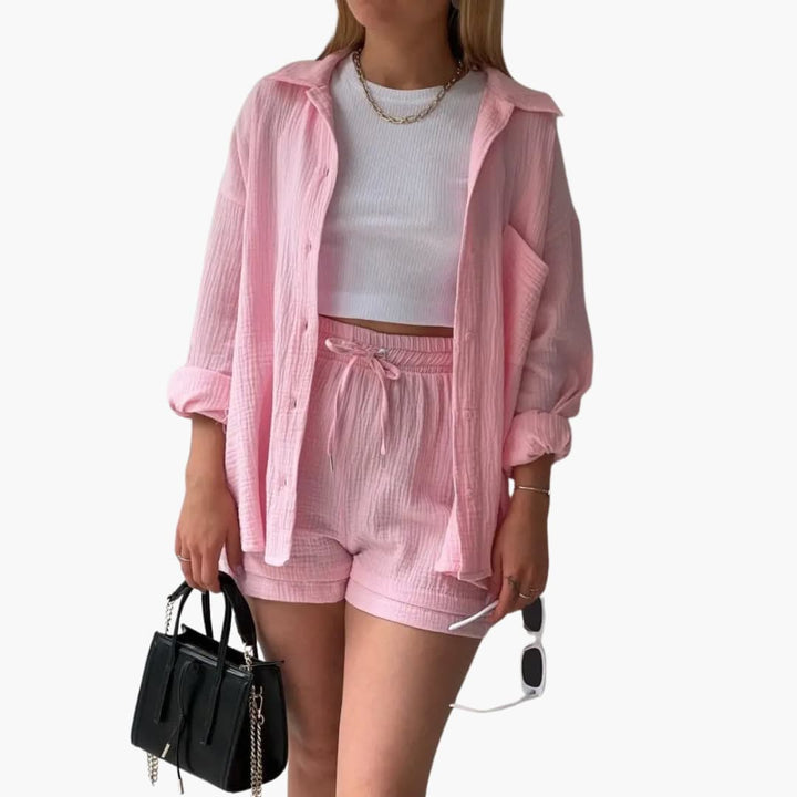 Conjunto a juego estilo relajado y chic