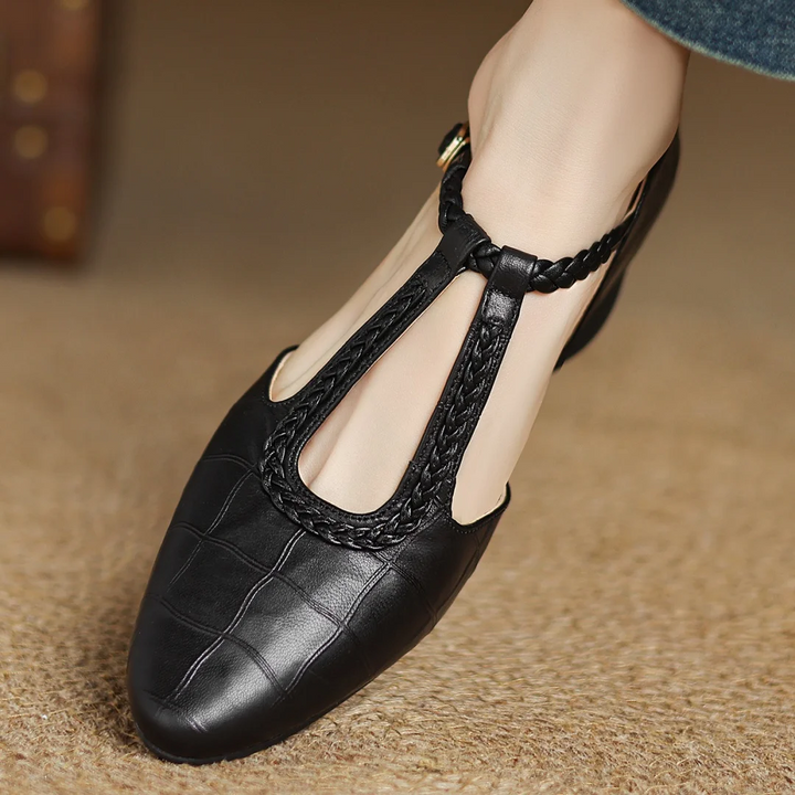 Pointed Toe Mary Jane Flats
