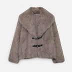 Abrigo de piel sintética para mujer – Elegancia urbana de invierno