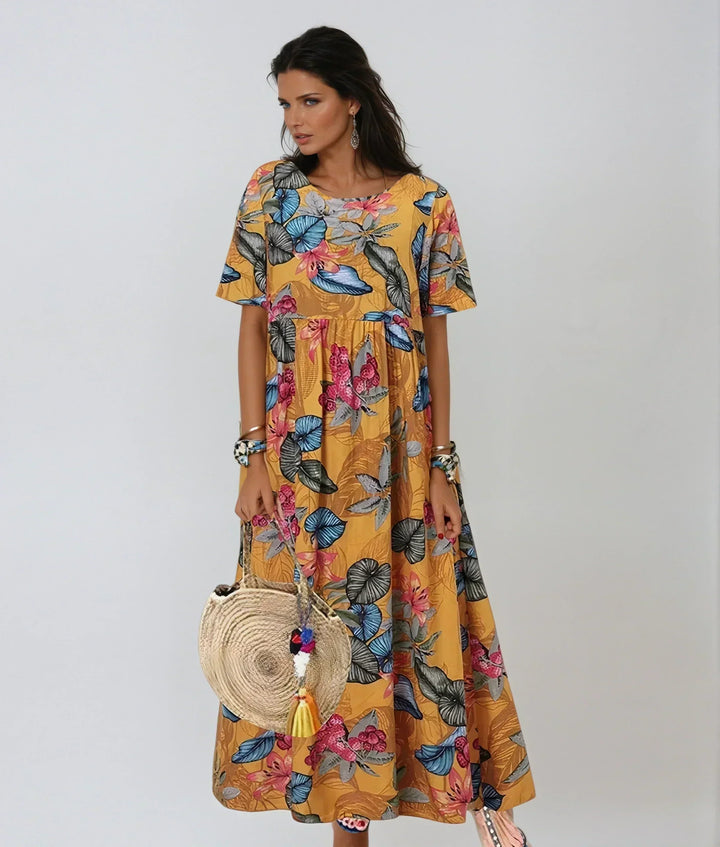 Graceful Summer Bloom Dress