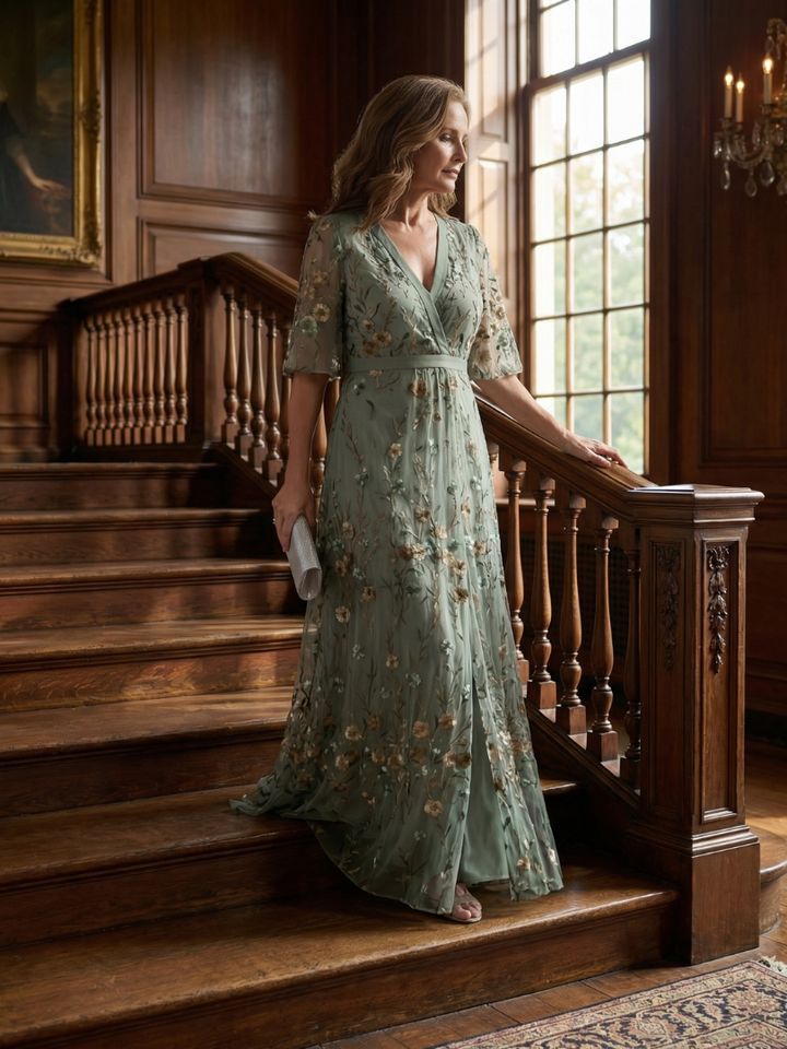 Halter Floral Flow Maxi Dress