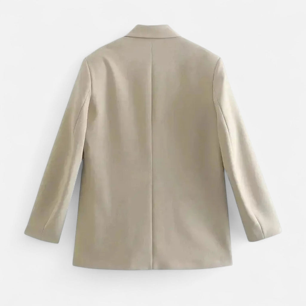 Blazer vintage de doble botonadura para mujer
