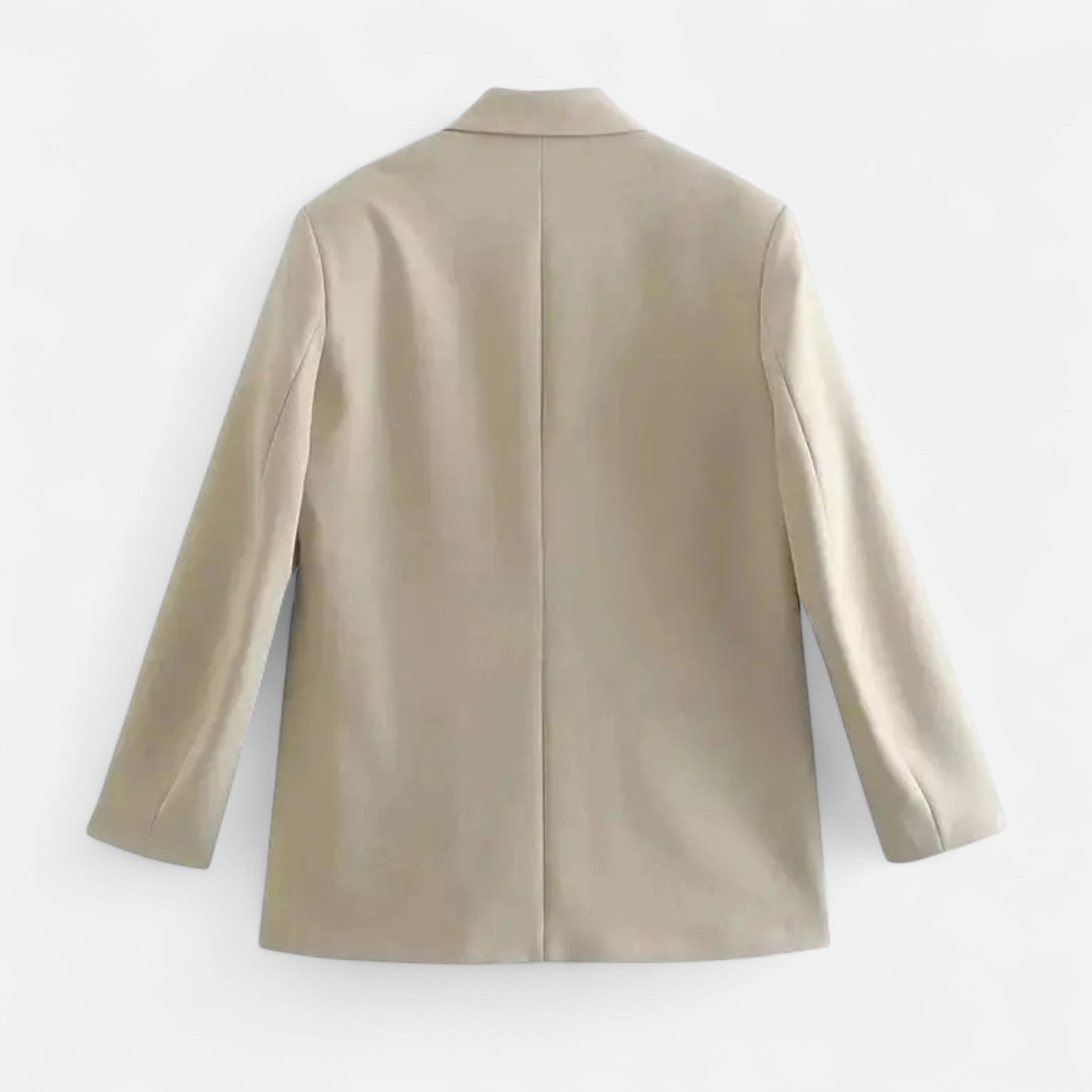 Blazer vintage de doble botonadura para mujer
