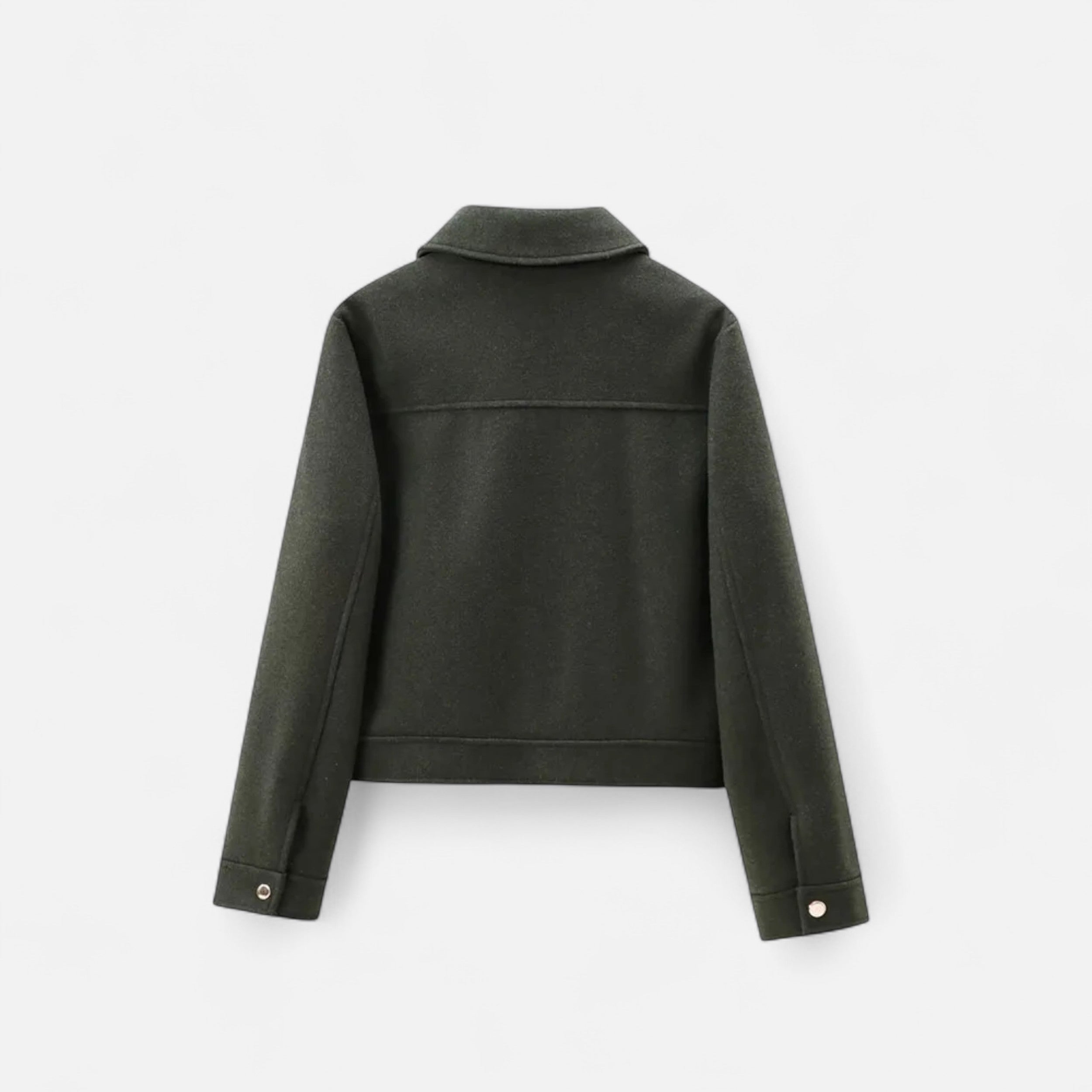 Chaqueta de invierno elegante para mujer con cremallera