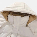 Chaqueta acolchada para hombre con capucha desmontable