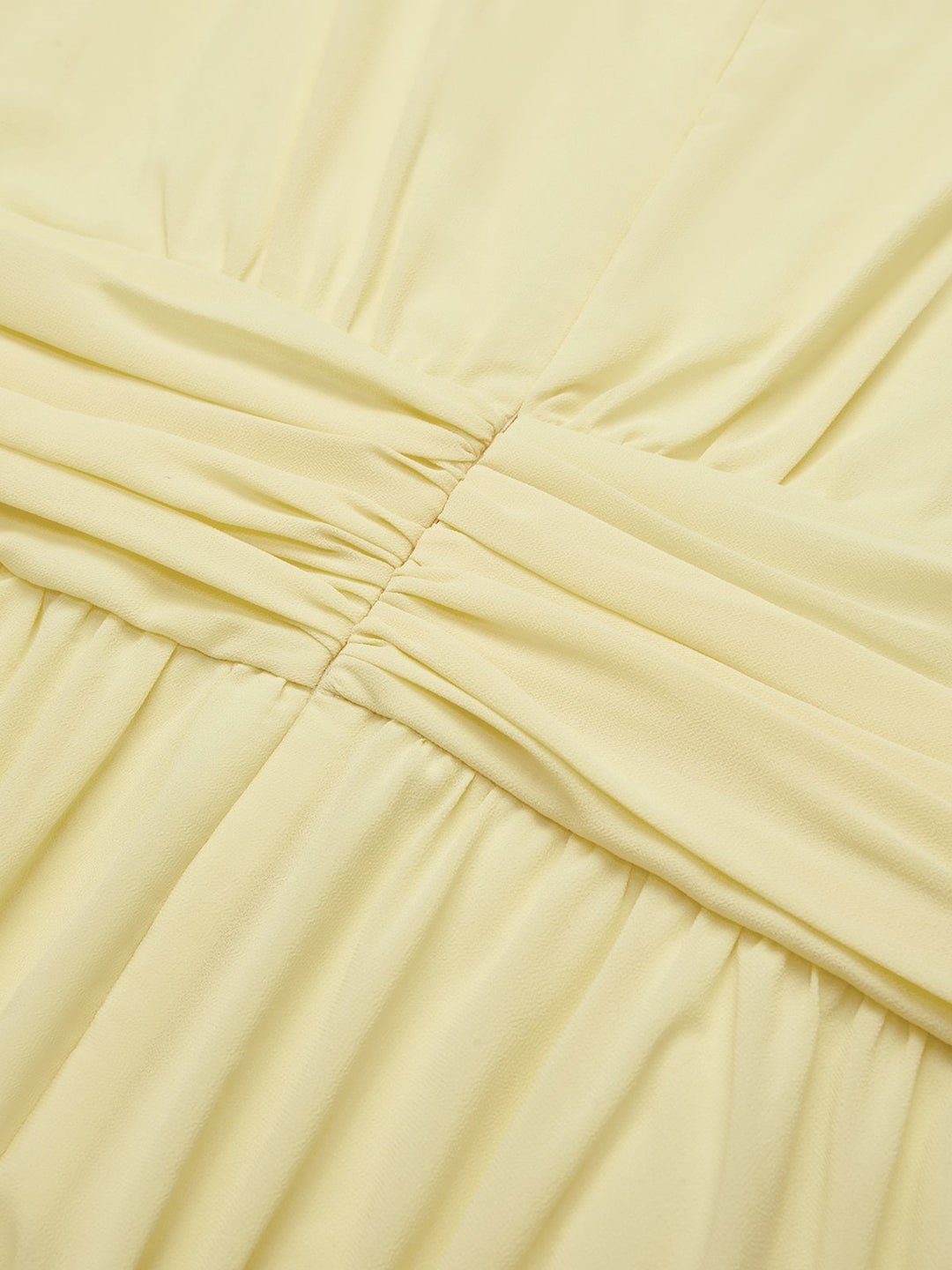 Vestido largo de gasa para invitada de boda