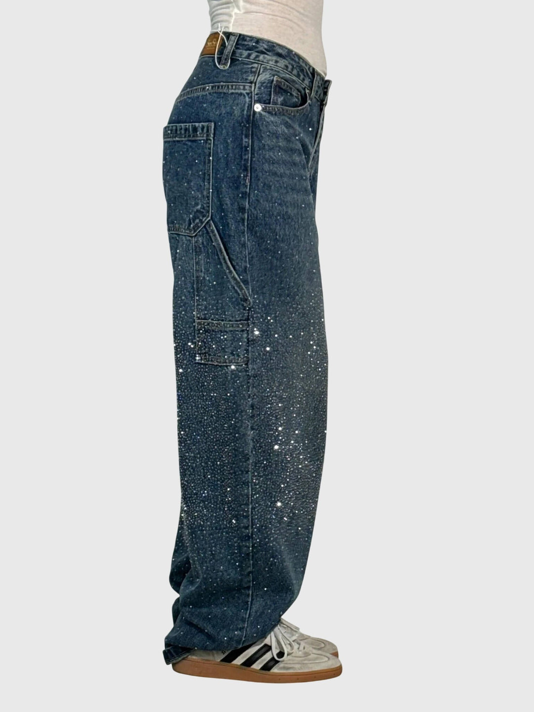 Pantalones con patrón de diamantes