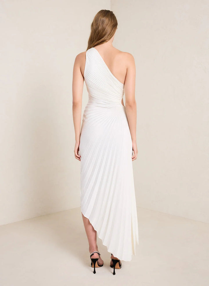 Luxurious Evening Party Asymmetric Maxi Dress for Women