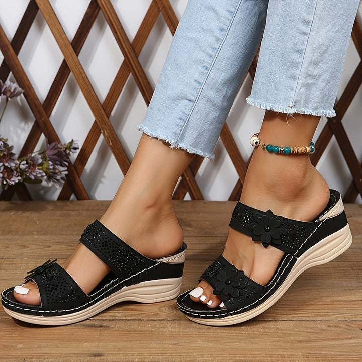 Wedge Slide Comfort Sandals