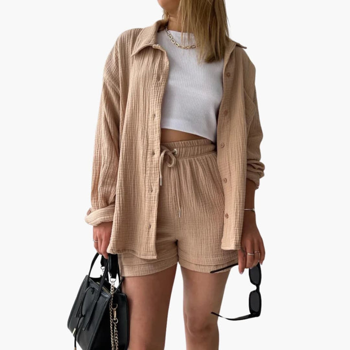 Conjunto a juego estilo relajado y chic