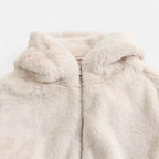 Cappotto Donna con Cappuccio in Pelliccia Sintetica – Comfort Invernale di Lusso