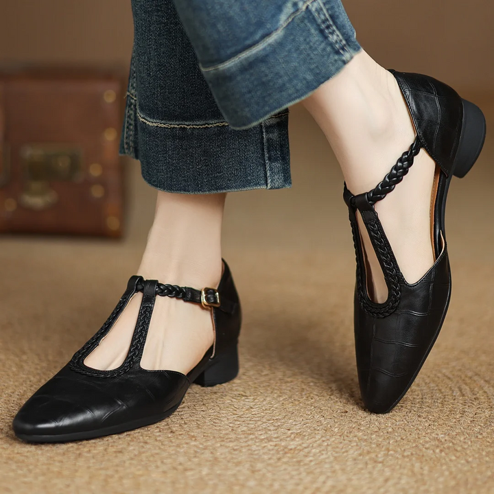 Pointed Toe Mary Jane Flats
