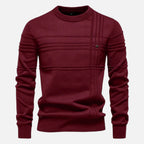 Maglione da uomo slim fit in maglia strutturata