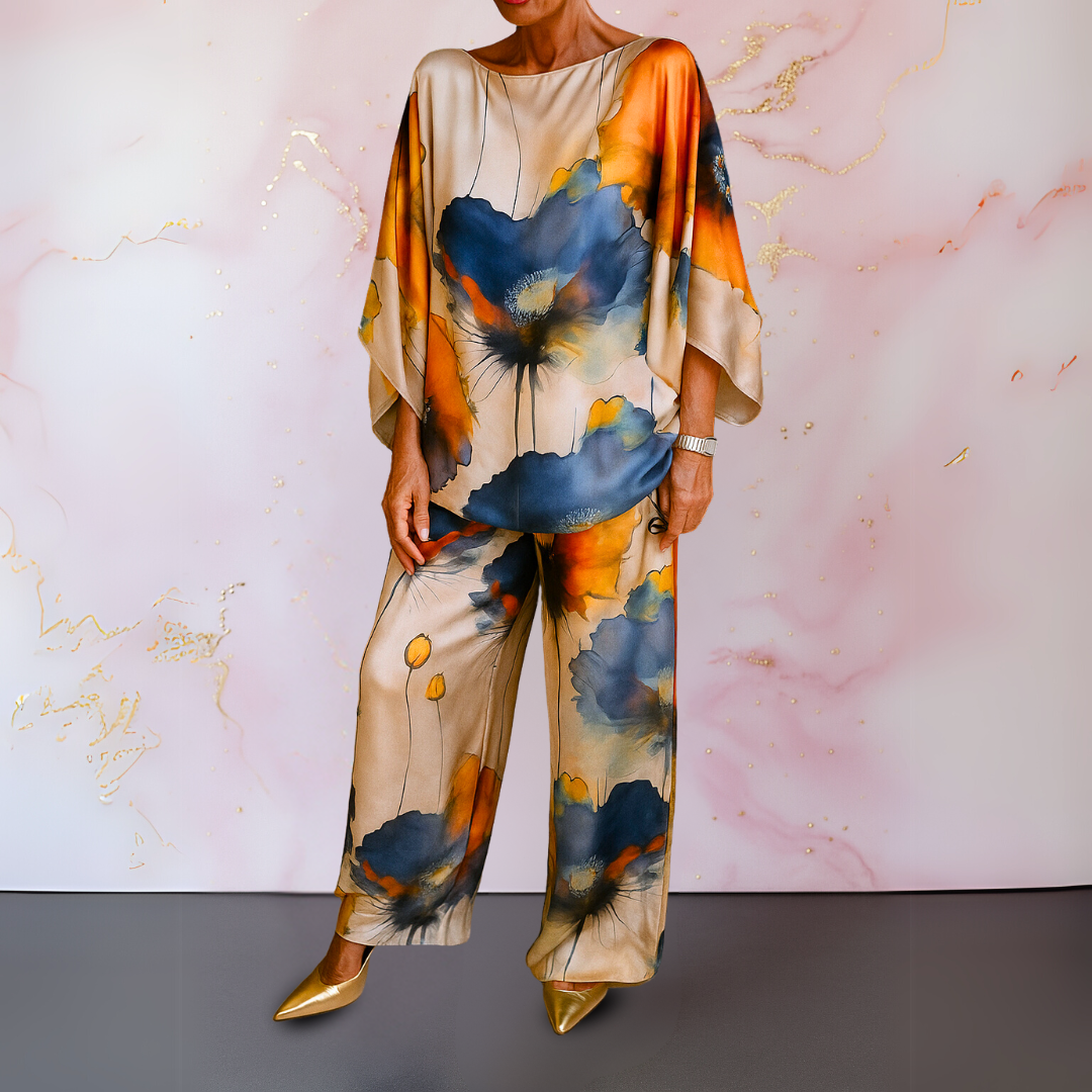 Feminine Coordinated Two-Piece Set