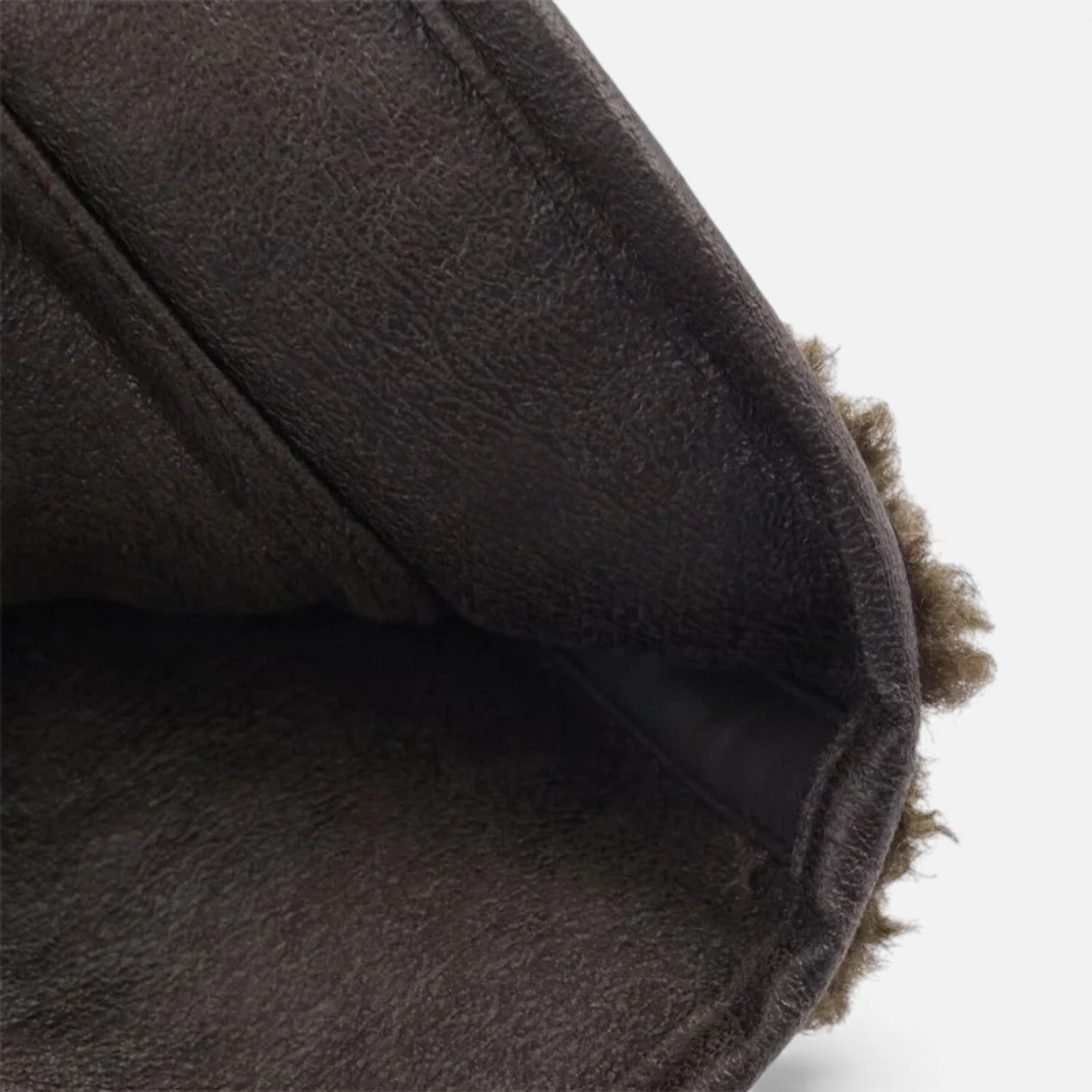 Giacca Teddy Marrone Reversibile da Donna con Colletto Risvoltato