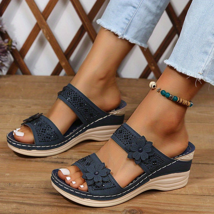 Wedge Slide Comfort Sandals