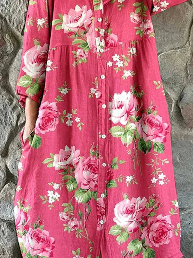 Artistic Floral Dress