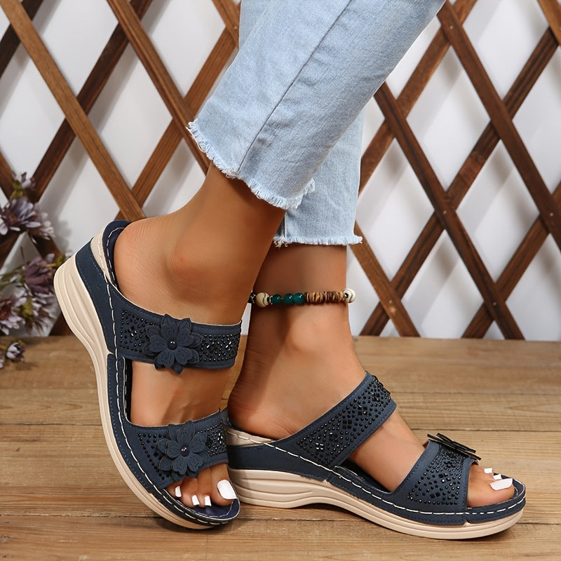Wedge Slide Comfort Sandals