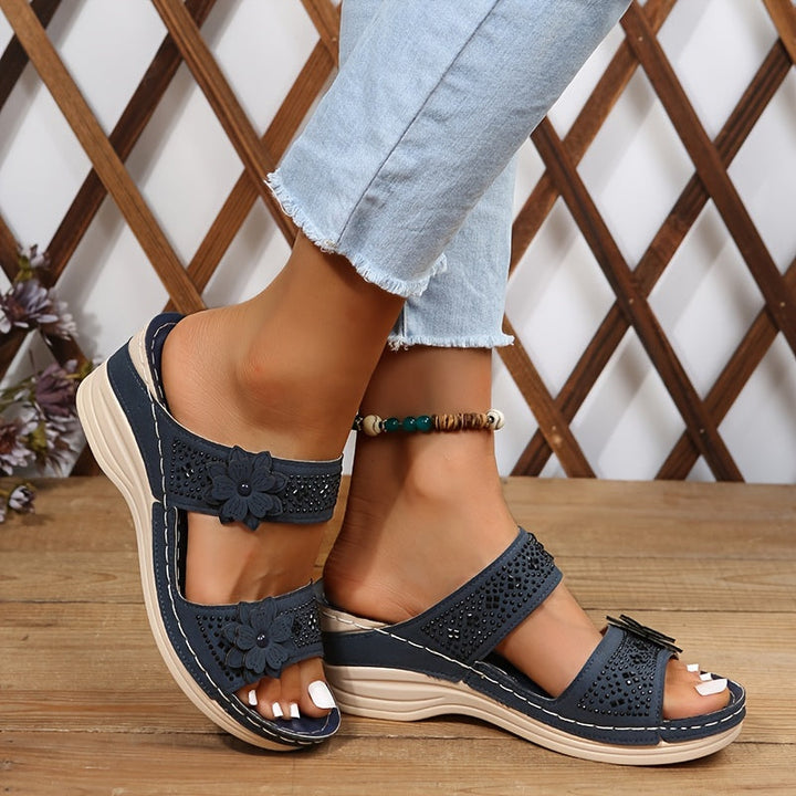 Wedge Slide Comfort Sandals