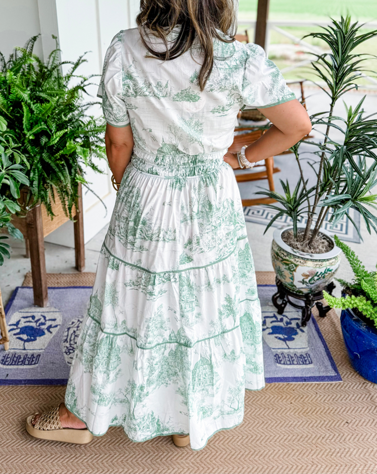 Vestido Maxi Clásico Toile