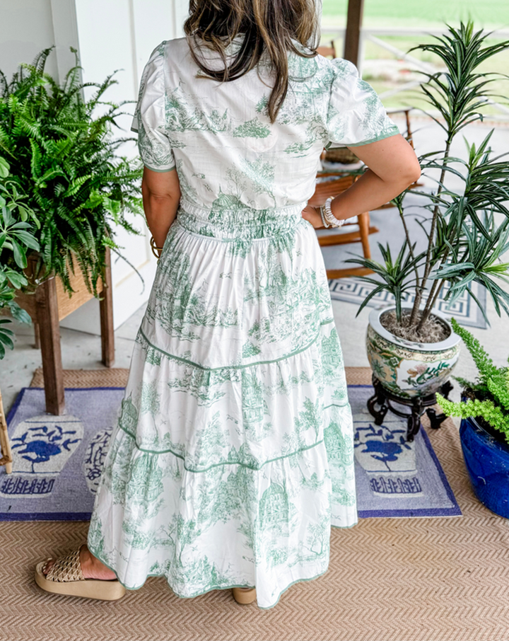 Vestido Maxi Clásico Toile