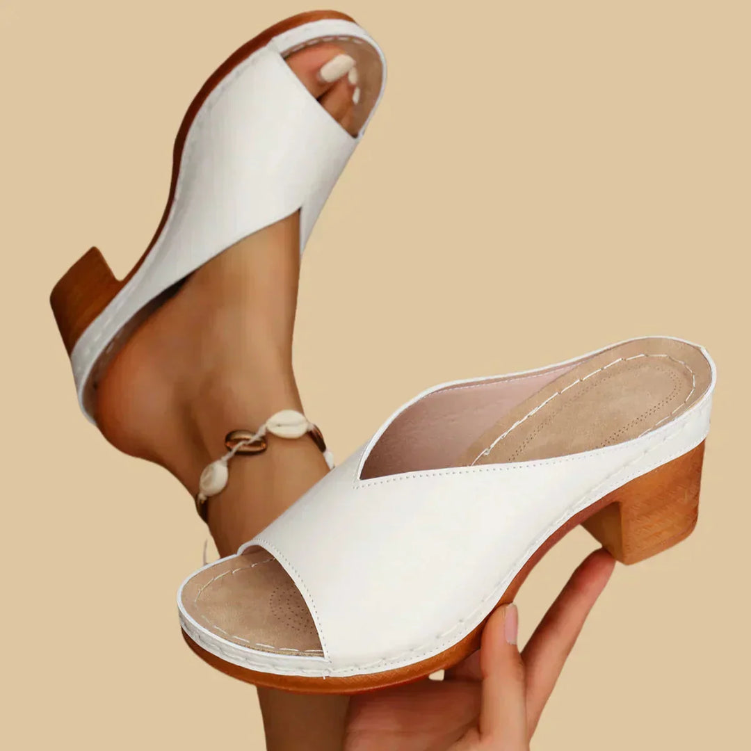 Orthopedic Thick Heel Sandals with Support