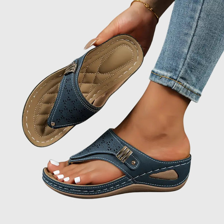 Comfort Support Sandals with Cushioned Sole