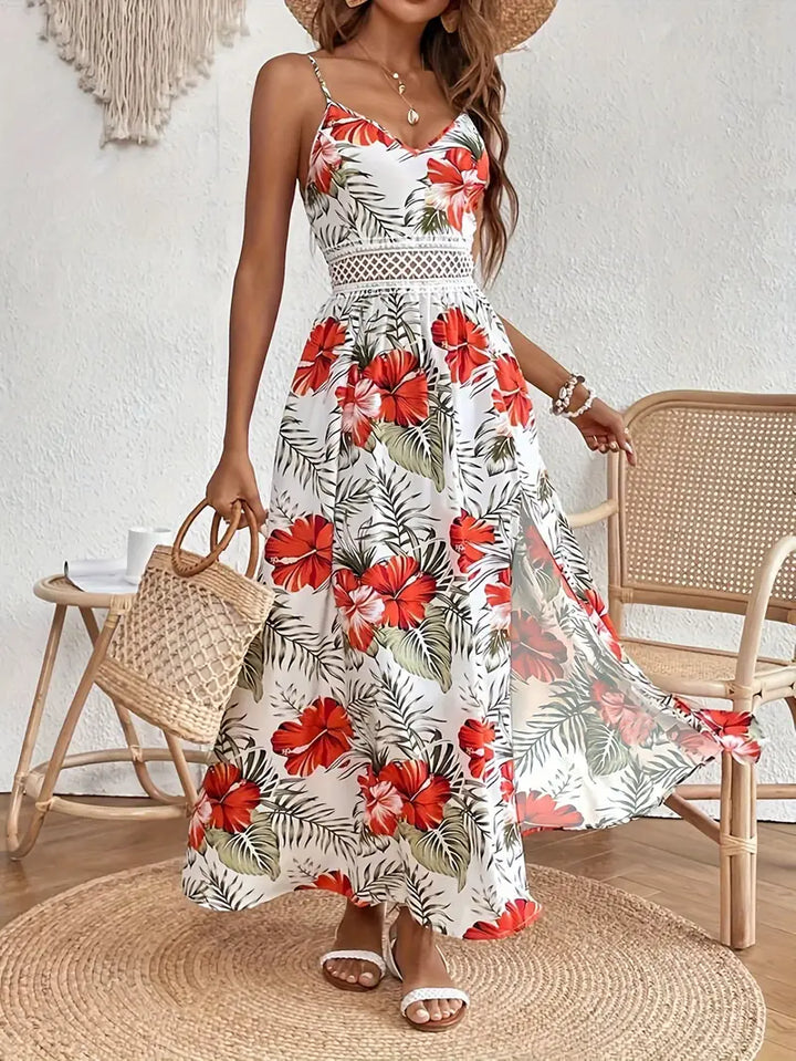 Floral Midi Dress for Summer Wedding Guests