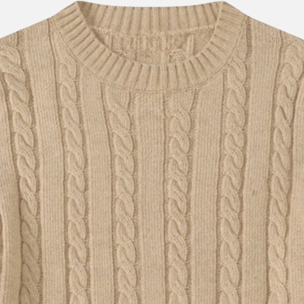 Maglione da uomo in misto cotone – Stile classico con scollo rotondo