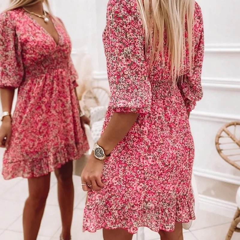 Vestido floral elegante