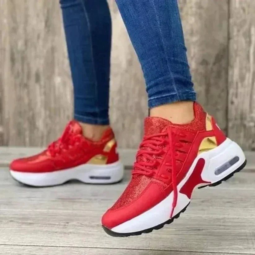 Orthopedic Walking Sneaker with Cushioned Sole