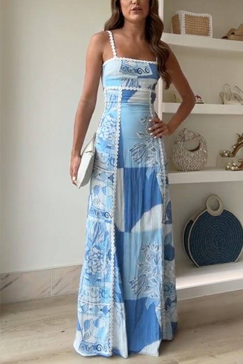 Vestido Maxi de Noche con Silueta Fluida